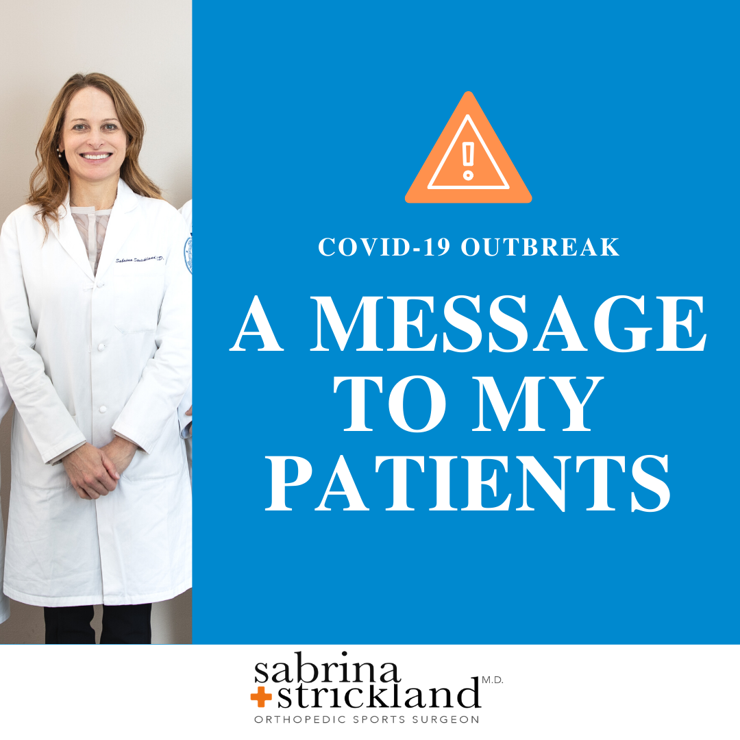 A Message To My Patients – COVID-19